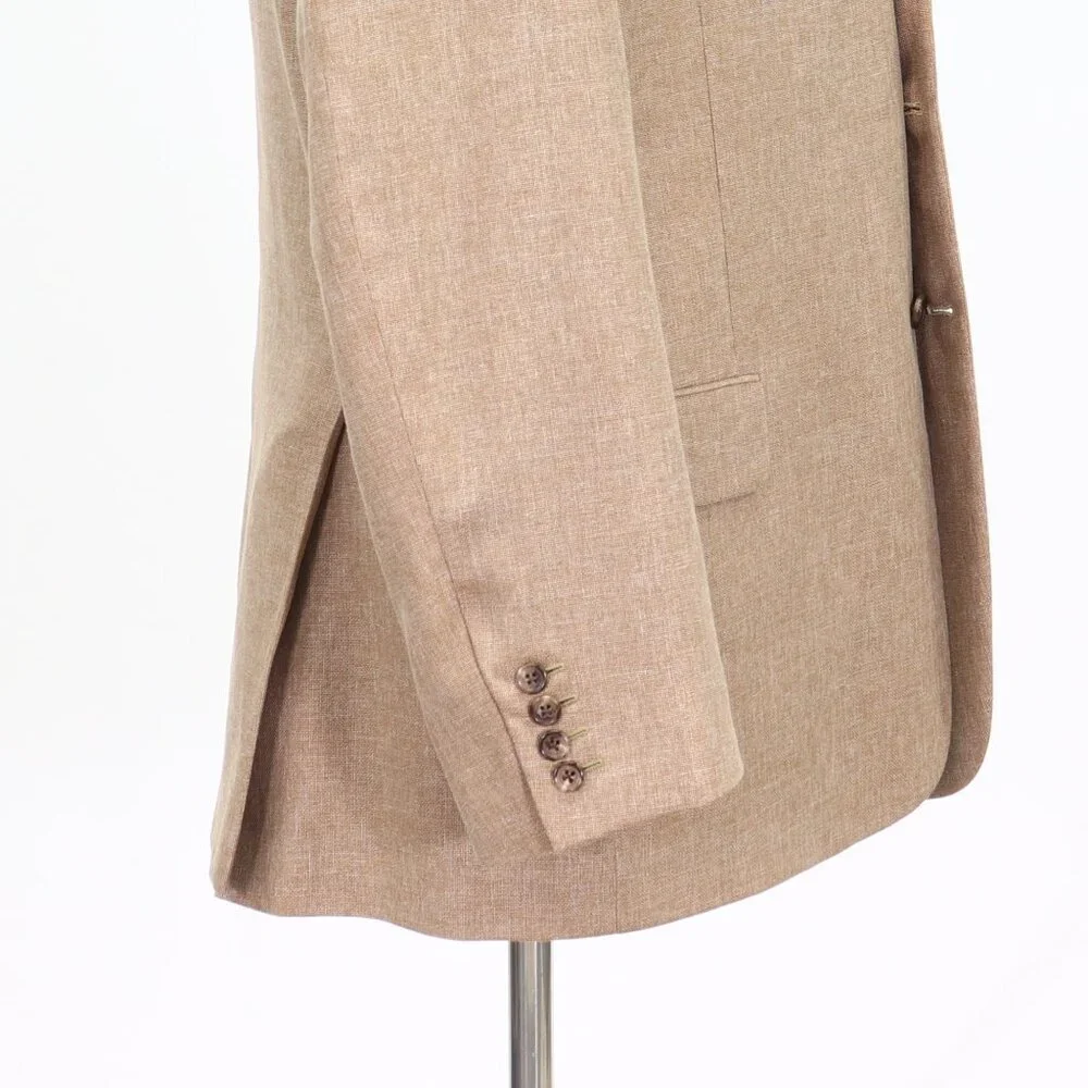 Banana Republic 40R Black Solid 2-Button Sport Coat Blazer Jacket T228